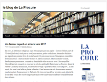 Tablet Screenshot of blog-laprocure.com